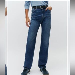 Reformation Abby High Rise Straight Jeans